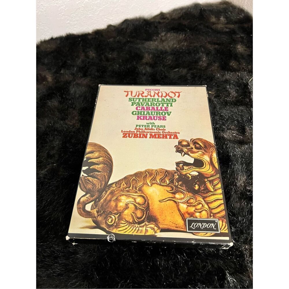 Puccini turandot London philharmonic cassette tapes